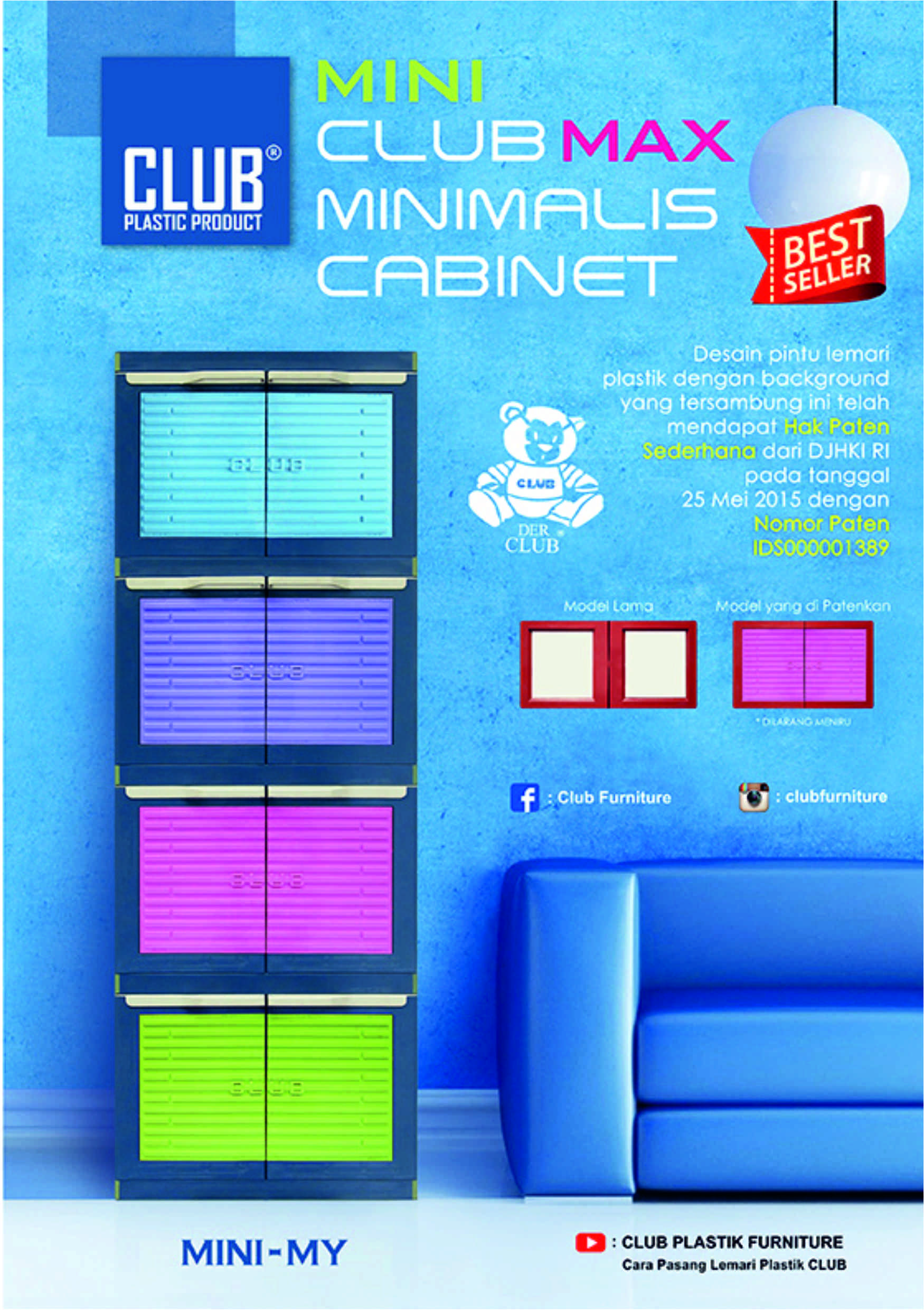 MINI CLUB MAX MINIMALIS CABINET