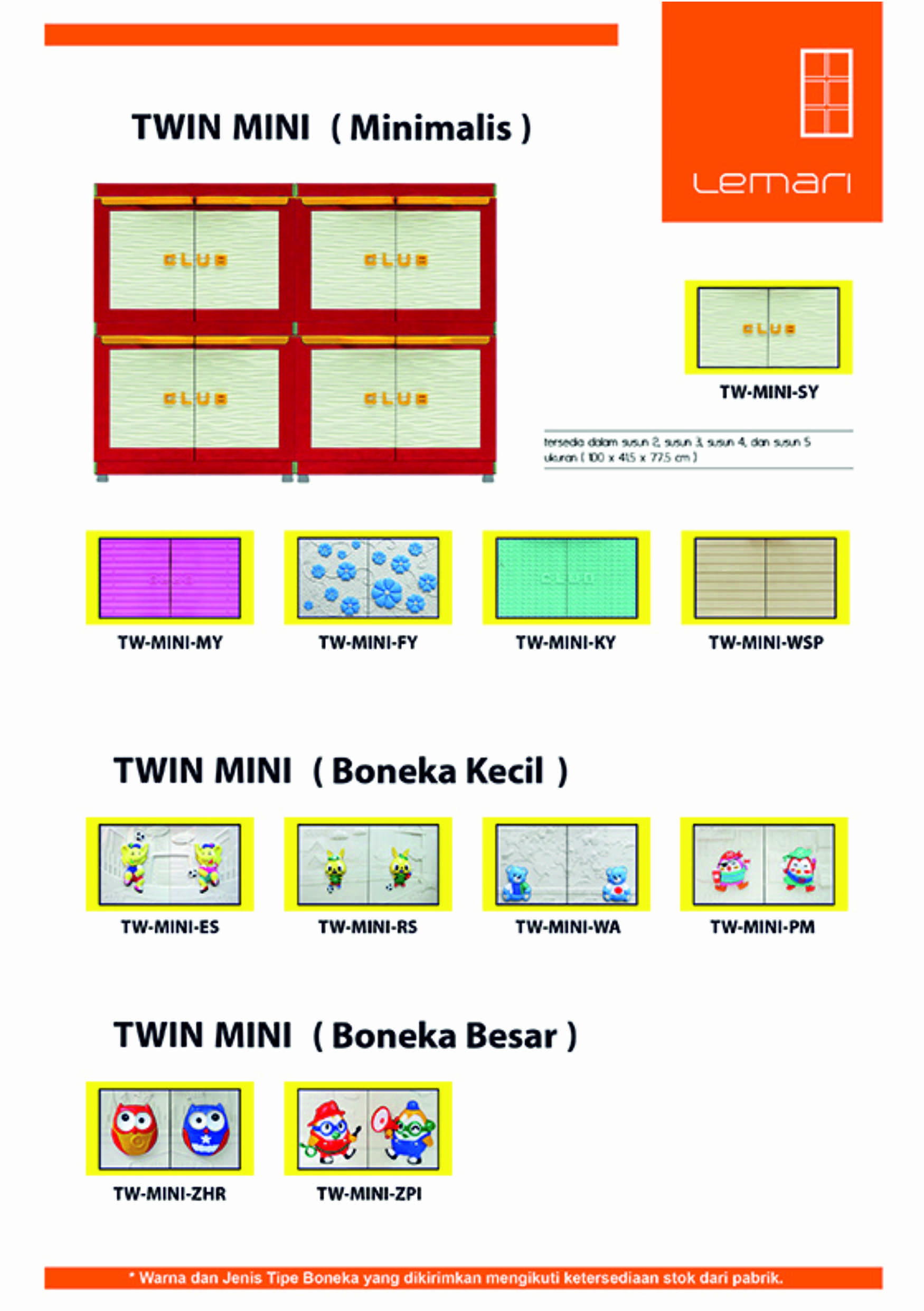 TWIN MINI CABINET